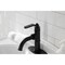 Kingston Brass KSD2820KL Single-Handle Bathroom Faucet with Push Pop-Up, Matte Black KSD2820KL - alternate 4
